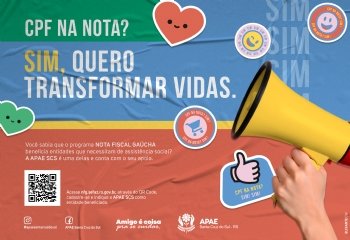 Nota Fiscal Gaúcha – O CPF na nota ajuda a APAE